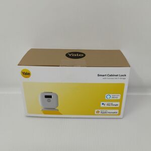 Yale Smart‎ Cabinet Lock & Connect Wi-Fi Bridge YRCB-490-CB1 Brand New, Open Box